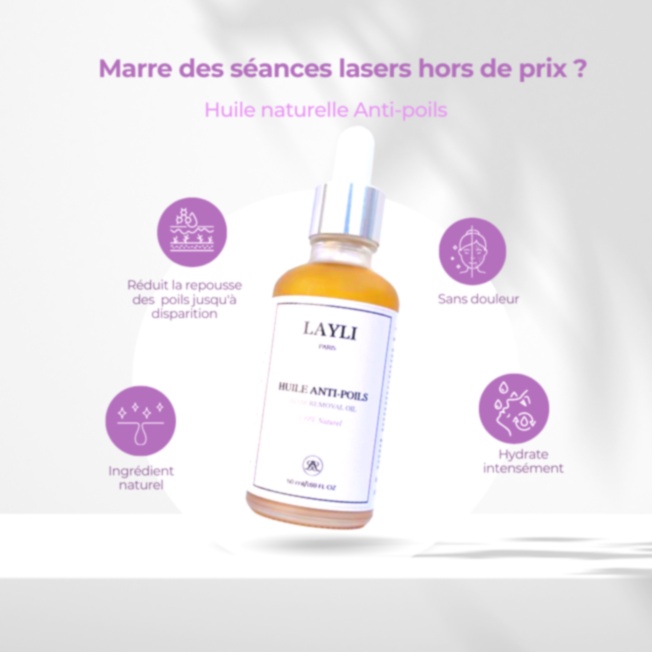 Crème ralentissant la pilosité