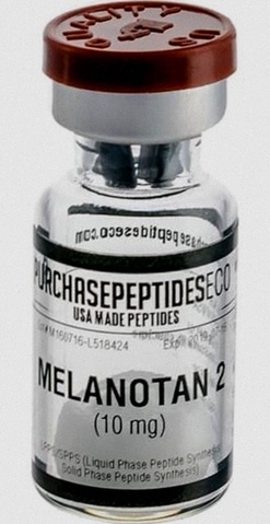Fiole de Melanotan et seringue